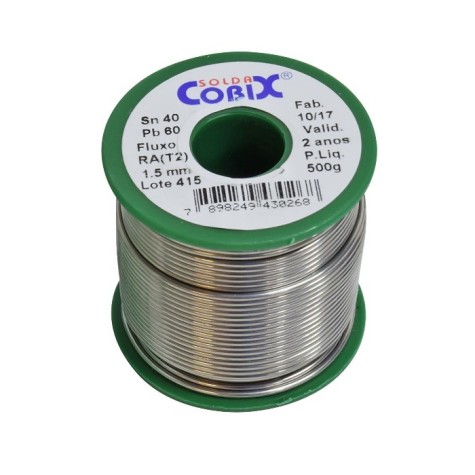 BOBINA VERDE DE 1/2 KILO AL 40% 1.5 mm 36 mts